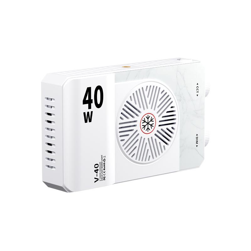 5-1PCS 40W LED Camera Light 2800K-9000K Handheld Fill Light 4400mAh Portable Rechargeable Photography Lighting Video Light