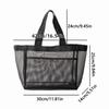 Breathable Travel Net Handbag Transparent Nylon Bathing Wash Pouch Mesh Clothing Pocket  Grocery