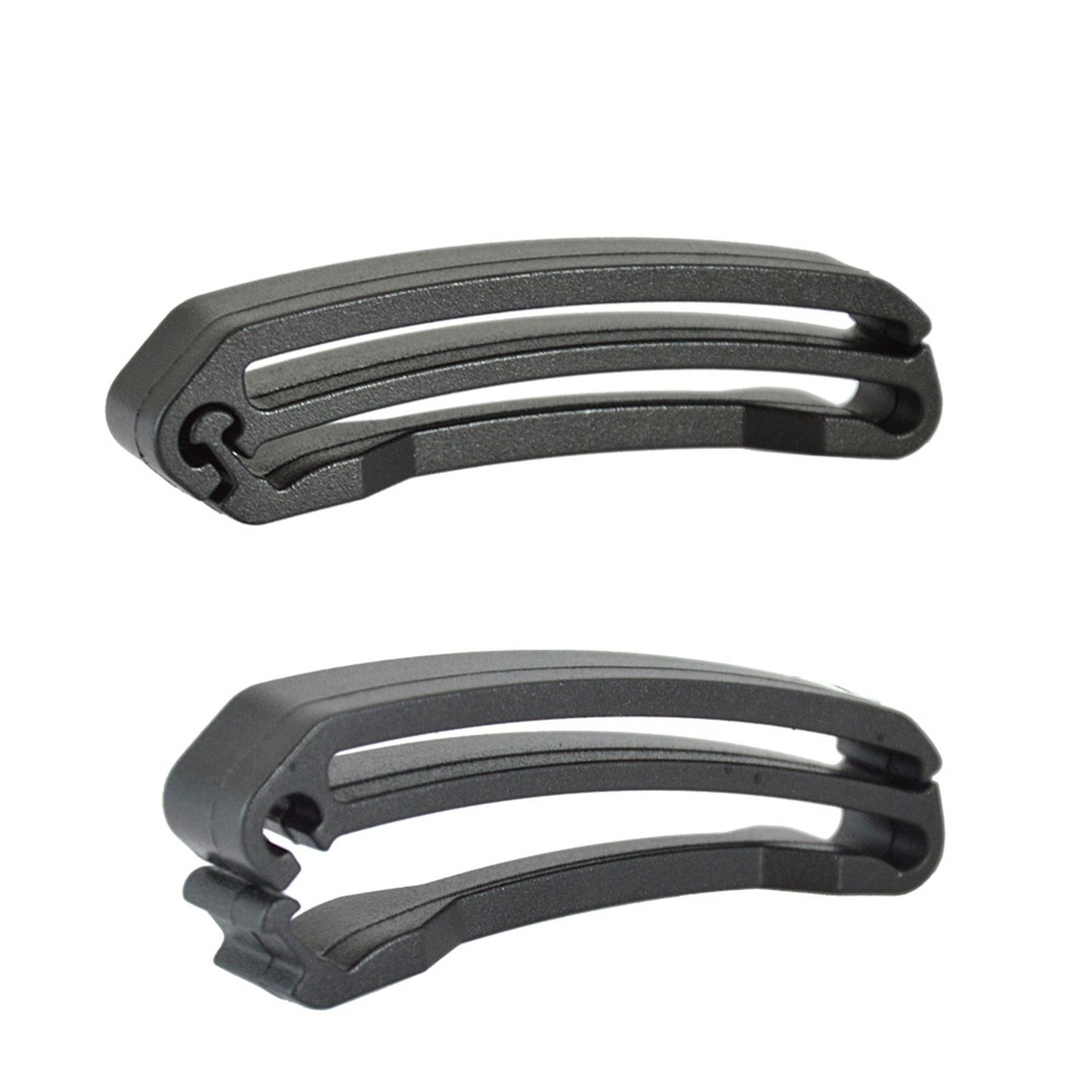 2 Pcs Plastic Fixing Clip For Webbing Quick   Webbing Tail Clip Buckle Belt Storage Buckle Diving Accessories One Size
