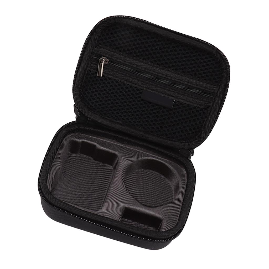 Sports Camera Storage Bag Large Capacity Perfect Fit Mesh Bag Design PU Leather Two Way Zipper with Lanyard Camera