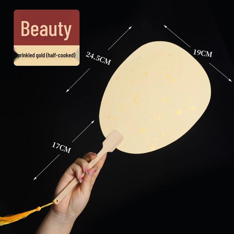 

Утолщенная бумага Сюань Круглый веер с несколькими вариантами