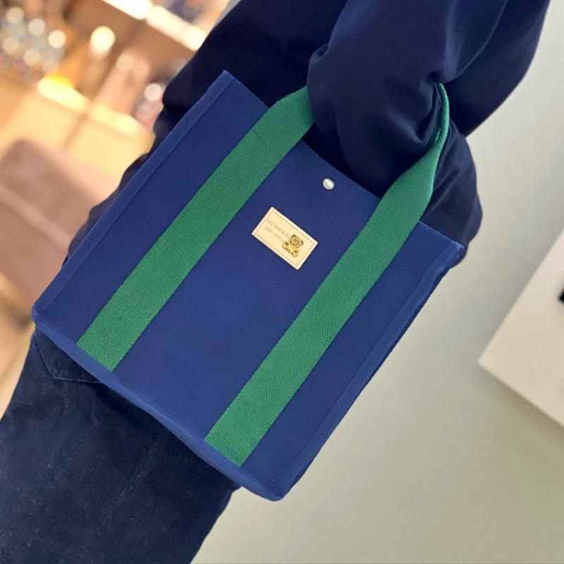Female Canvas Tote Bag Organizer New Trendy Handbag Women Small Single Shoulder Bags Ladies Casual Top Handle Bags For Work Simple And Practical