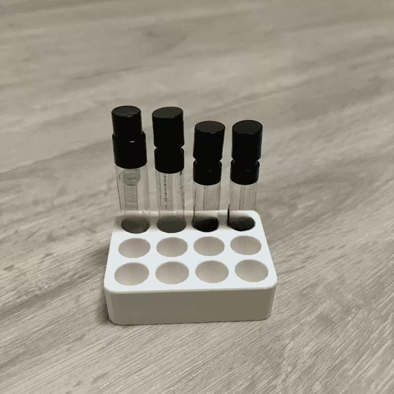 Perfume Sample Storage Table Display Tray For 10mm Diameter Mini Perfume Bottle Sample Bottle Storage Box Cosmetics Storage Rack