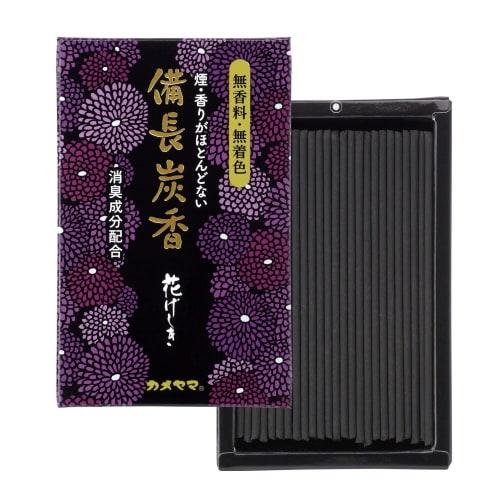 Kameyama Hanageshiki Binchotan Charcoal, Mini Size, Approx. 50g, Approx. 150 Sticks, Unscented, Uncolored, Contains Deodorizing Ingredients