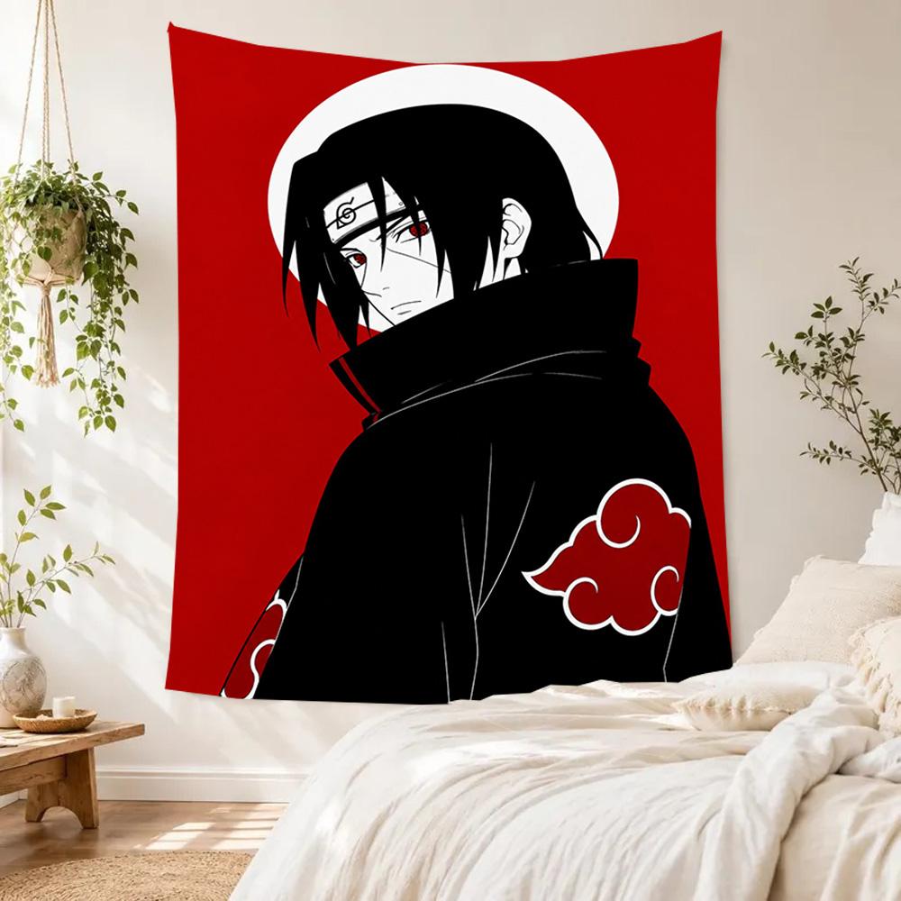 Naruto Retro Tapestry Retro Boho Perfect for Dorm Wall Balcony Reading Corner All Season Hand Painted Style Gift for Birthday