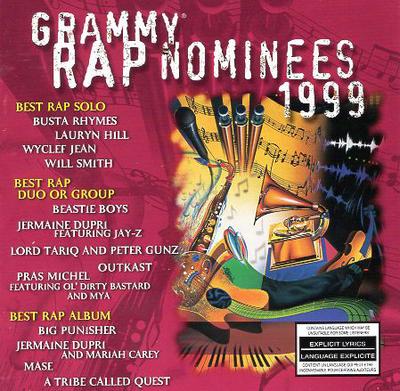 CD VARIOUS - 1999 Grammy Rap Nominees WTVD62380 Grammy Recordin 1999 Canada Rap & Hip-Hop/R&B Used