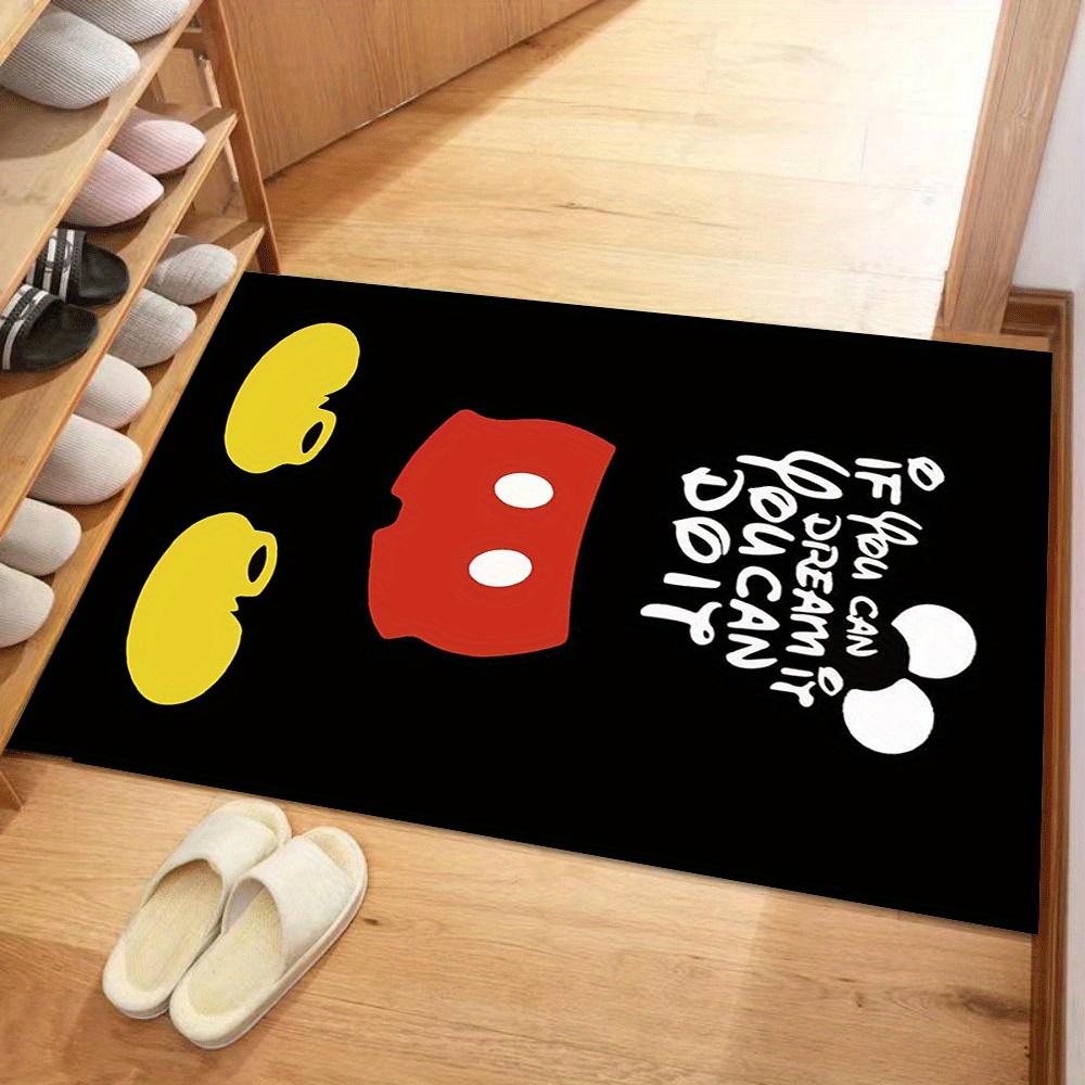 

1pc Mickey Mouse Carpet Area Rug, Bedroom, and Playroom - Durable, Stain-Resistant, and Easy To Clean, Living Room, Laundry Room, Home Decor 60cm by 90cm