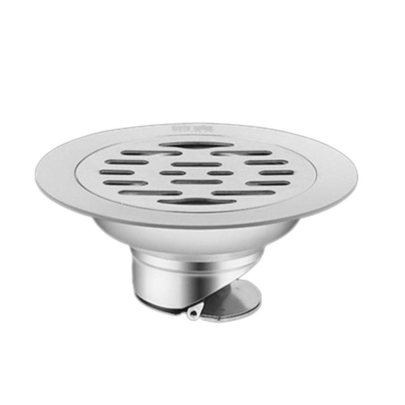 Quick Drain Stainless Steel Floor Strainer Odor Resistant Drain Cover Floor Drainer Strainer for Kitchen & Bathroom