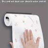 50 100pcs/roll Dishcloth Absorbent Thickened Kitchen Paper Dry Wet Use Non Greasy Random Pattern for Sink Cleaning Dishwashing