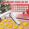 Diy Handmade Cookie Press Machine Cookie Press Icing Kit Cookie Nozzle Cutter Mold Pastry Syringe Cream Cookie Cake Tool
