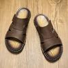 Fashion CYYTL Summer Mens Slippers Casual Shoes Beach Sandals Outdoor Slides Leather Walking Comfort Luxury Designer Lightweight Fashion