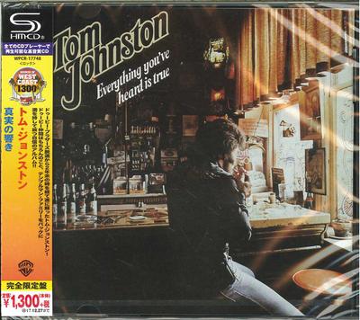 CD TOM JOHNSTON  Everything Youve Heard Is True WPCR17748 Warner Bros. Re 2017 Japan ObiRock Used