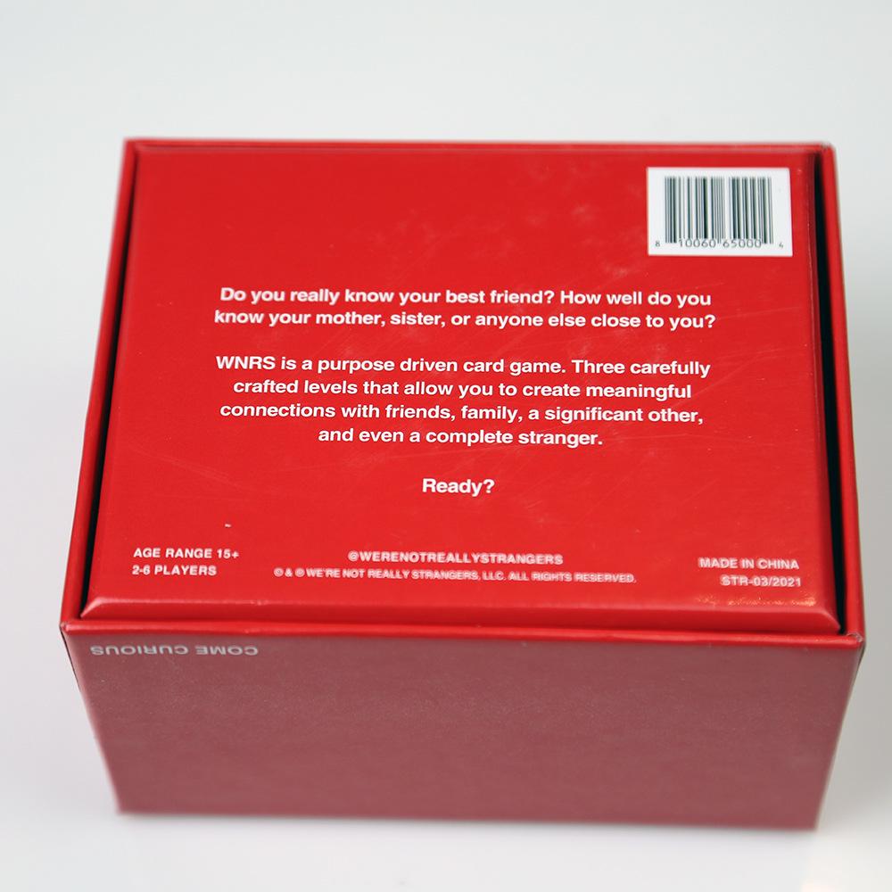 We'reNotReallyStrangers Party Game Cards