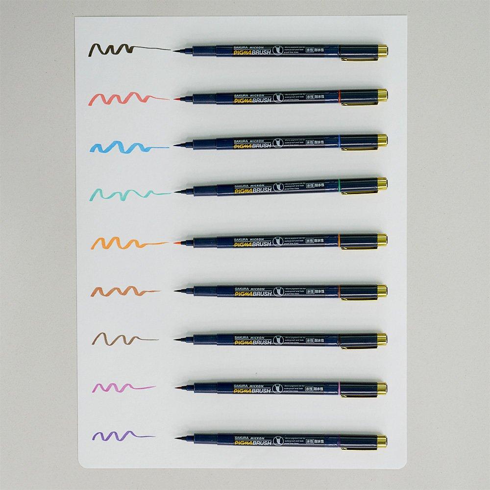 Sakura Pigma Black Cray-Pas Water-Based Marker, Brush, ESDK-BR#49,