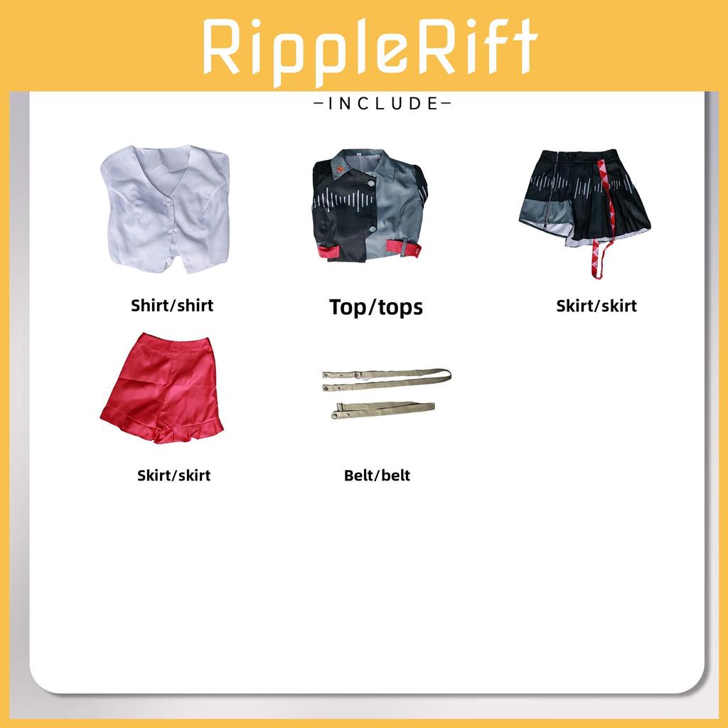 Game Character Cosplay Costume With Polyester Fabric For Anime Fans