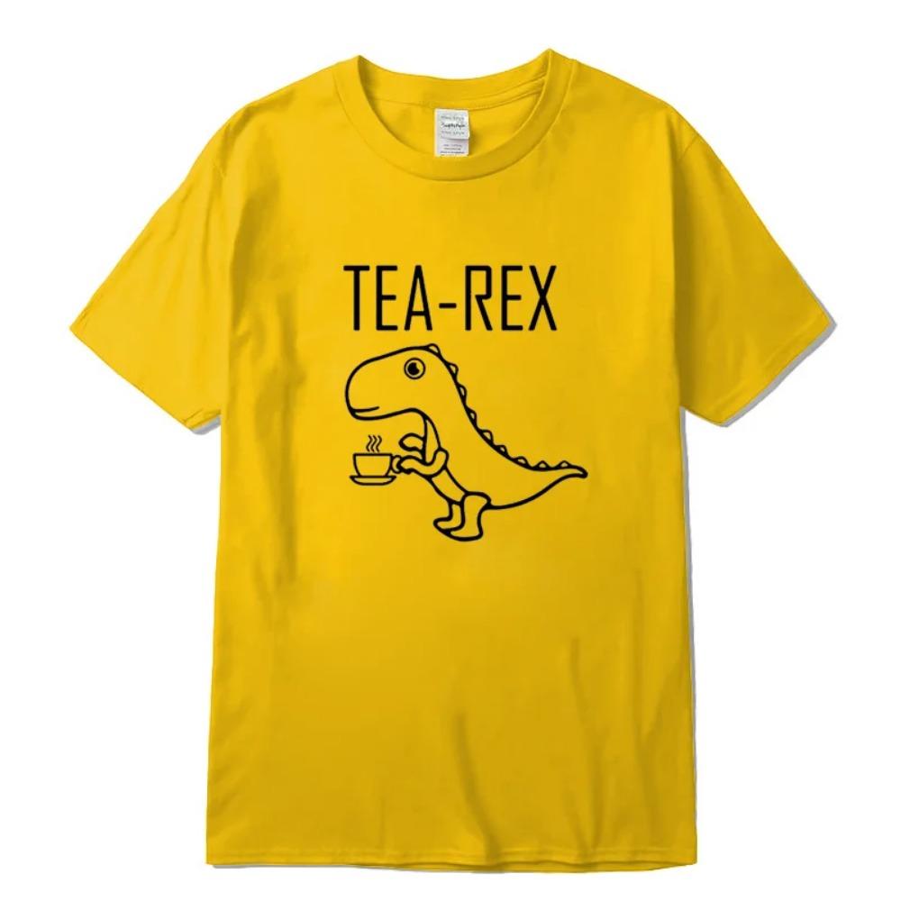 

Summer Casual Men s T-shirt Top Quality Cool and Interesting Dinosaur Design Printed O-neck Men s T-shirt Men s T-shirt S