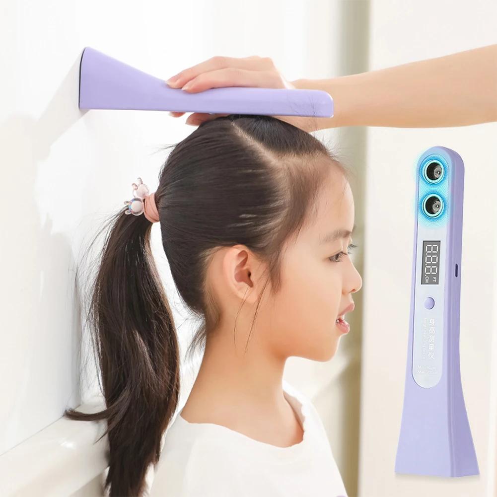 Ultrasonic Digital Height Measuring Ruler High Accuracy Portable Height Measuring Device Electronic Height Ruler for Children