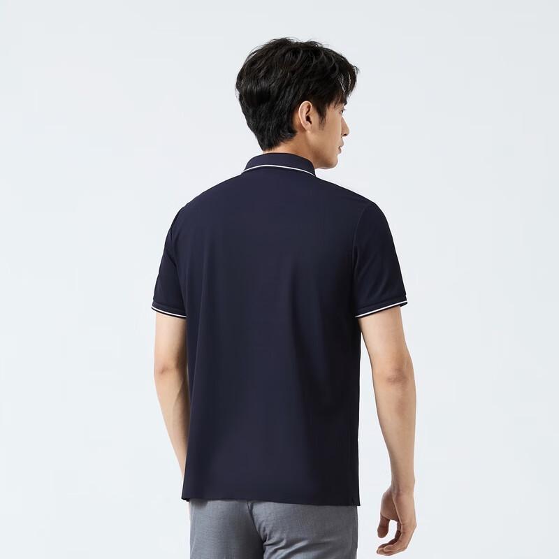 Qipai Men s Waffle Texture Short Sleeve Polo Shirt 4XL