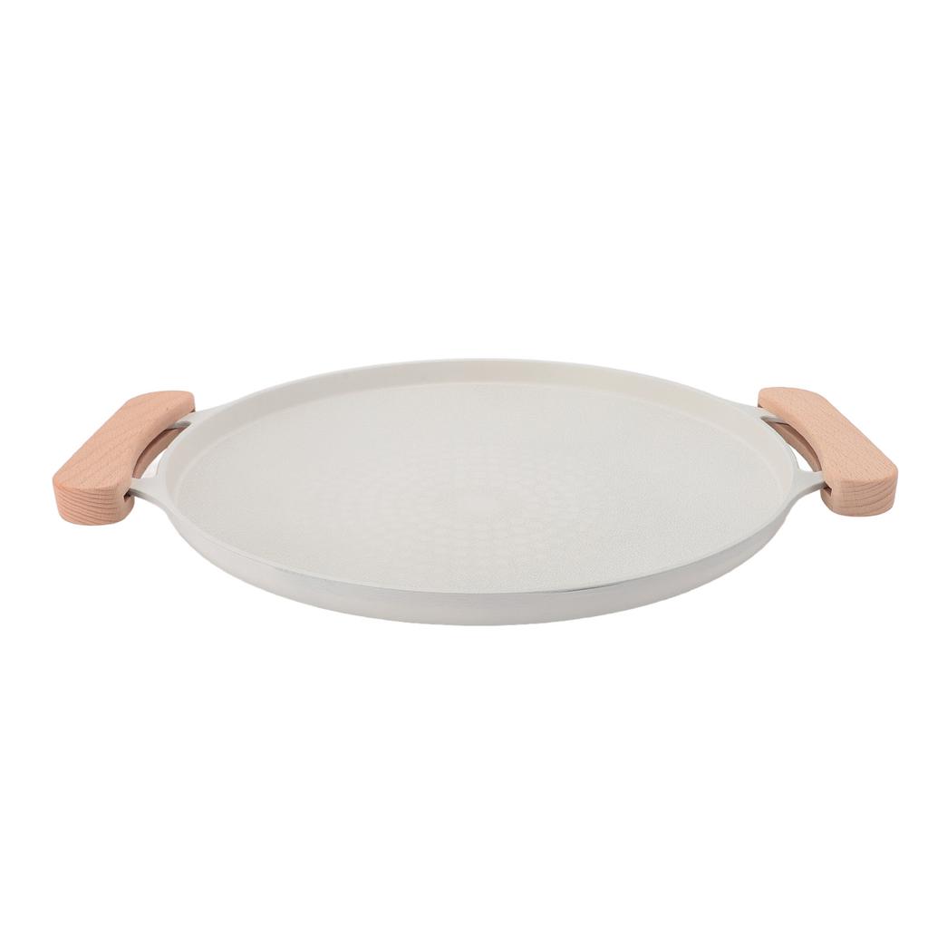Korean BBQ Grill Pan Anti Stick Versatile Aluminum Stovetop Grill Plate with Handles for Indoor