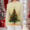 Women's Daily Casual Long-sleeved Printed O-neck Top