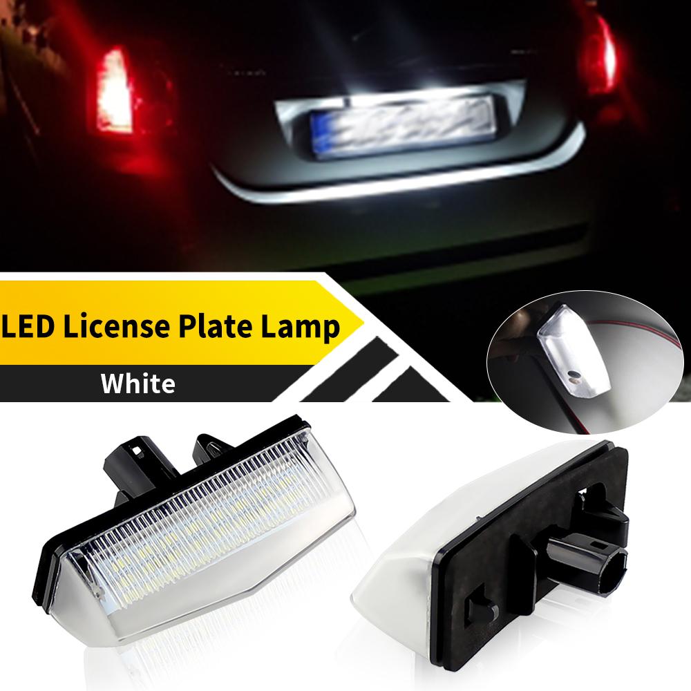 2PC OEM LED License Plate Light Bulbs For Toyota Prius XW20 XW30 2004-2015 Venza 2008-2015 Matrix 2009-2013 RAV4 XA40 2013-2018