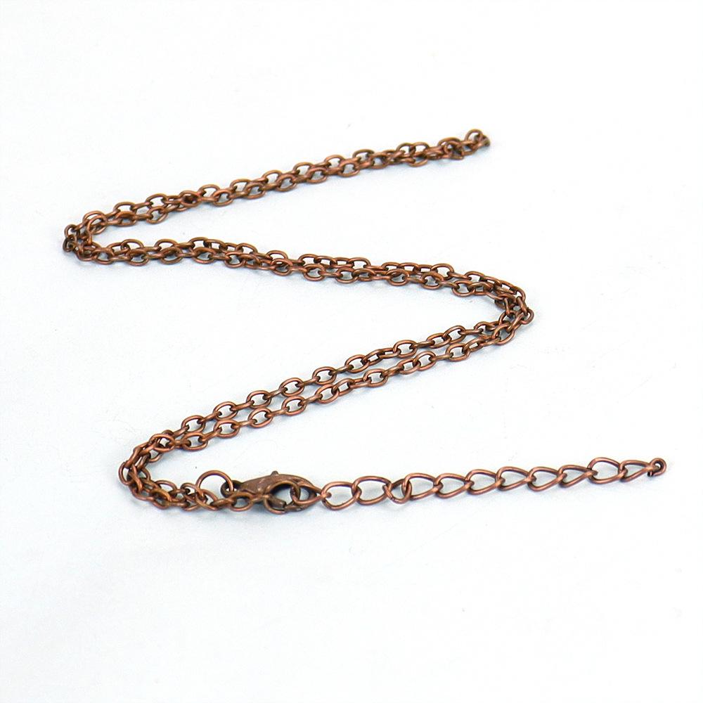 Diy Necklace 07 Cross Chain Necklace Lobster Buckle Stainless Steel O Chain Jewelry Necklace Accessories N49