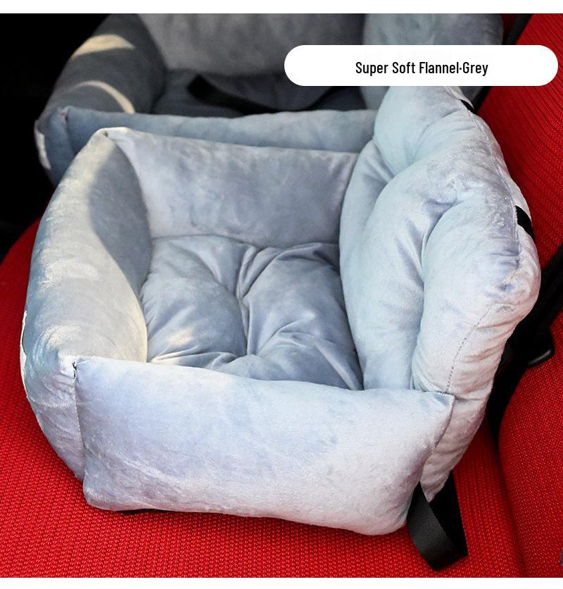 Anti-Fall Dog Car Seat & Bed - Dirt-Resistant, Anti-Ankle Sprain Cushion for Cats & Dogs