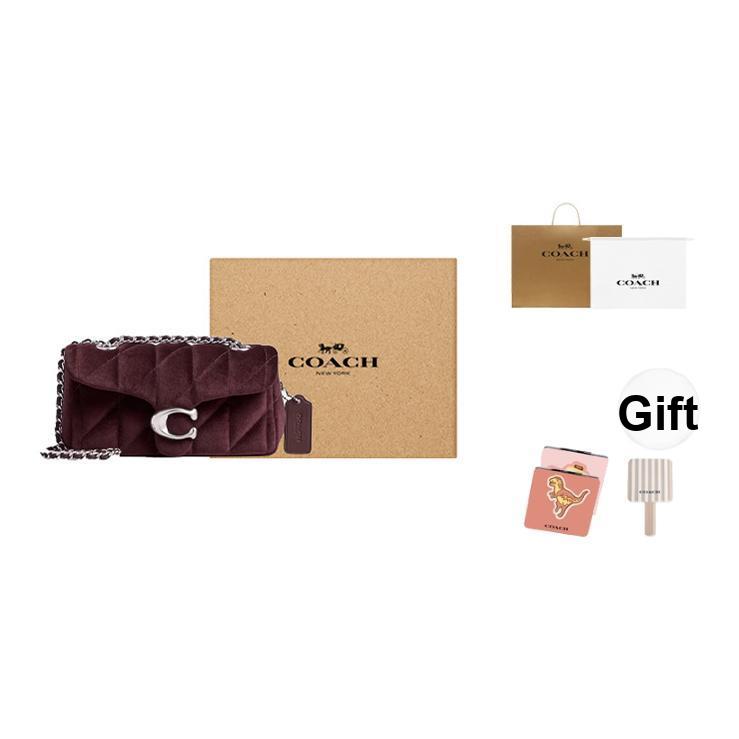 Coach Tabby 20 Sac bandoulière en tissu avec logo classique Petit sac pour femme Mellow CW608-LHMER