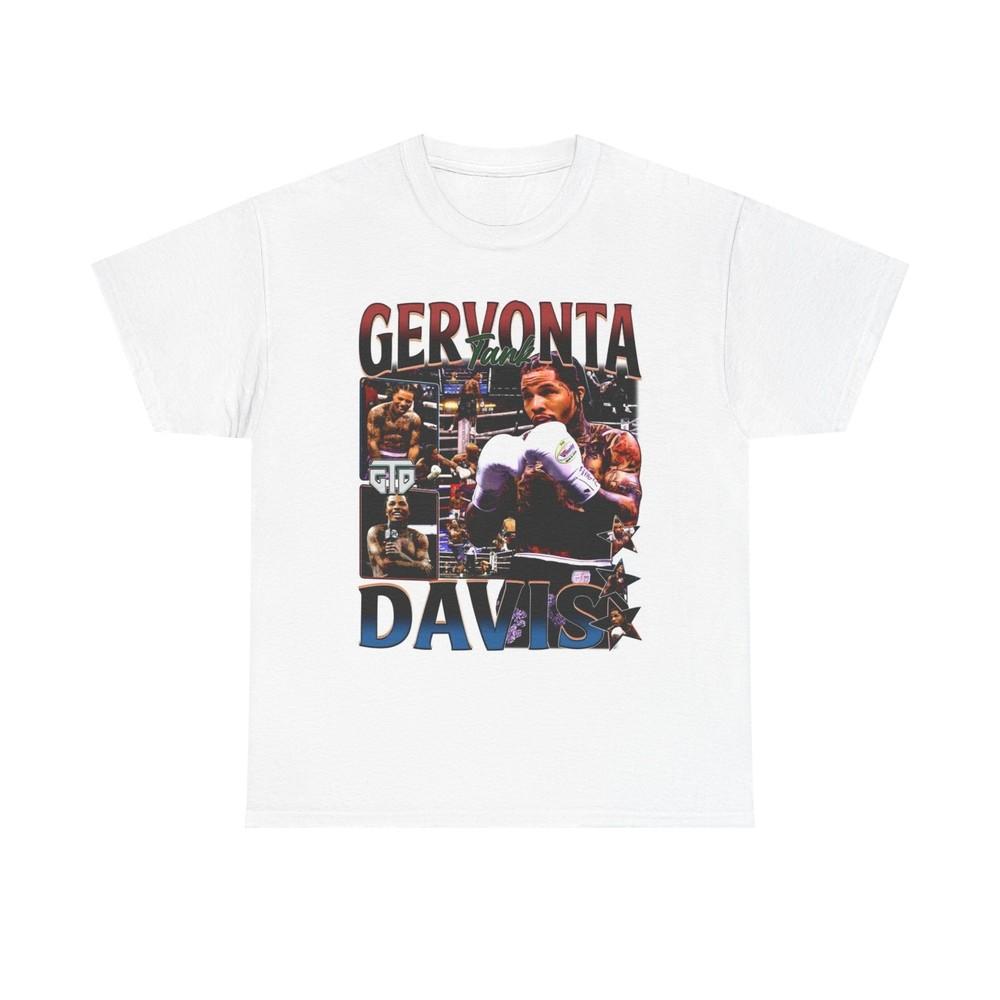 Футболка Gervonta Davis Tank Одежда БРЕНД НОВЫЙ Унисекс Тяжелый Хлопок Футболка Унисекс M