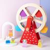 Carnival Wooden Toys Ferris Wheel Toys with Animal Characters Pre Assembled with Sturdy Wood