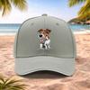 Jack Russell Terrier Cap  Adjustable Lightweight Baseball Hat with JRT Design Unisex Machine Washable Pet Lovers Gift