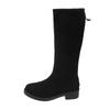 Winter Boots for Women 2024 Hot Selling New Fashionable Round Head Mid Calf Rear Zipper Paired with Outdoor Casual Women's Boots