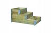 Wooden raised vegetable bed 80x80x20