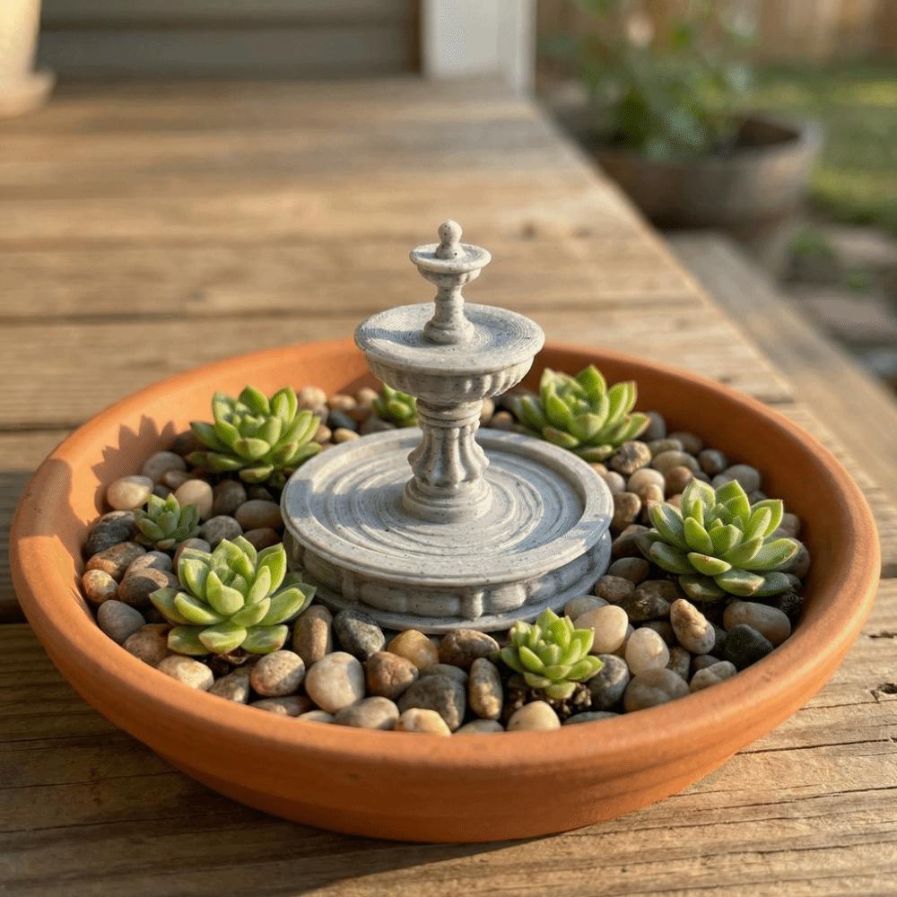 Multi Functional Spray Pool Decoration 3D Print Home Decorations Fashion Garden Ornaments  For Home