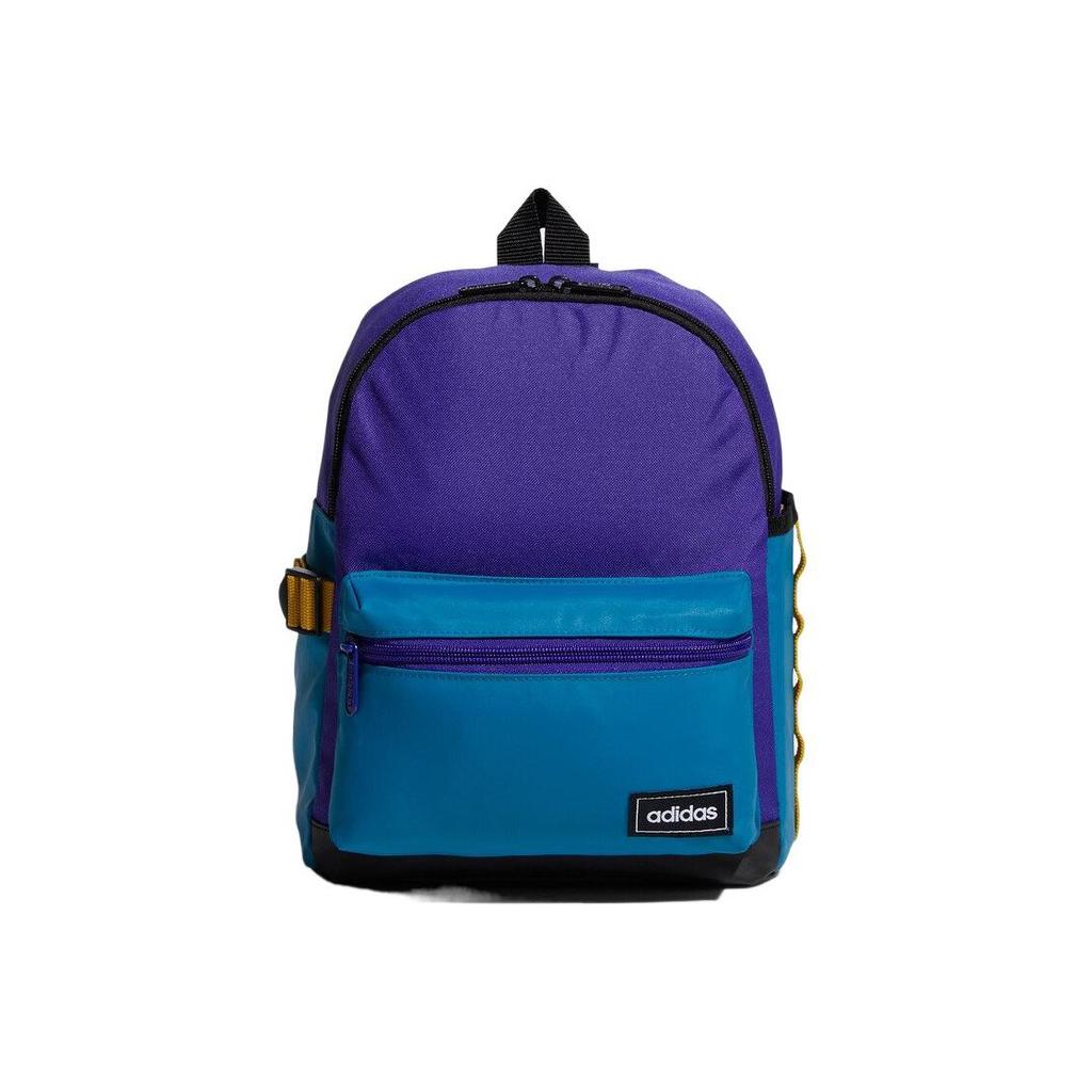 Adidas Neo Casual Sports Large Capacity Zipper Backpack Unisex Backpack Blue GE6127
