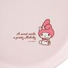 Sanrio My Melody 21cm and Dryer Curry Pasta 185931 Plate, Microwave, Dishwasher, Safe, Ceramic, Plate, Plate,
