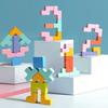 Wooden Puzzle Montessori Educational Toy Tetris Jigsaw Puzzle Russian Desktop Game Building Blocks 3D Puzzle Brain Training Memory Training Spatial