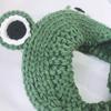 Children Autumn Cartoon Frog Big Eyes Cap Knited Fashion Headband Frog Cap