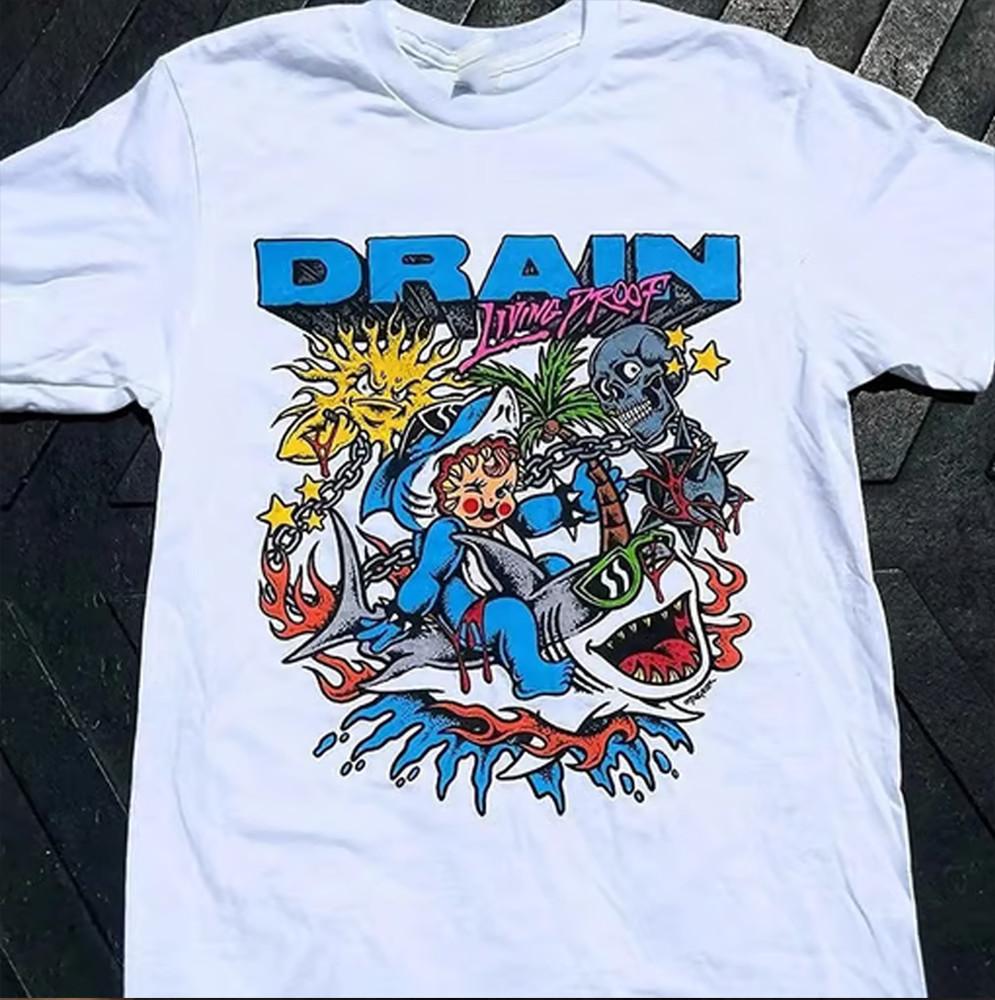 

Drain Band Shirt Living Proof Music Unisex Tshirt Size S 5XL MR411 Unisex T-Shirt S