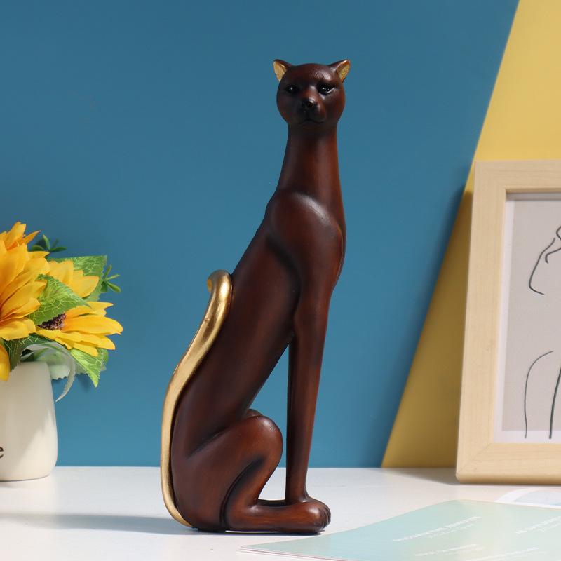 

Colorful Leopard Resin Desktop Decoration