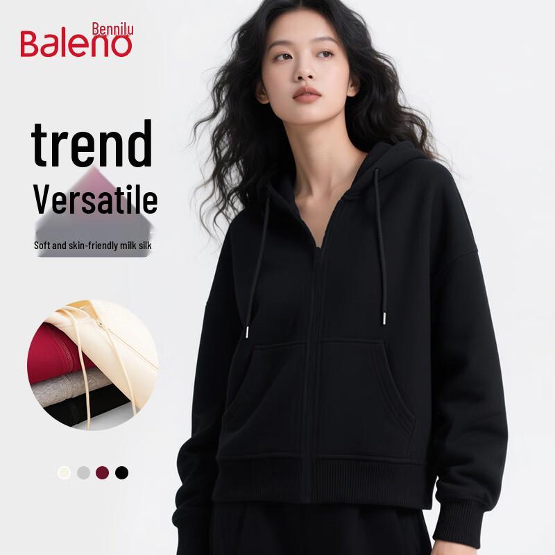 

Baleno Women s Zipper Hooded Cardigan Jacket XL