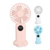 Handheld USB Fan with Base  Gears Wind Brushless Motor Rechargeable Silent Cooling Fan for Home Dor