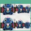 Plush Ice Cream Stitch Animal Toy With Pp Cotton Filling For Kids Gift Idea