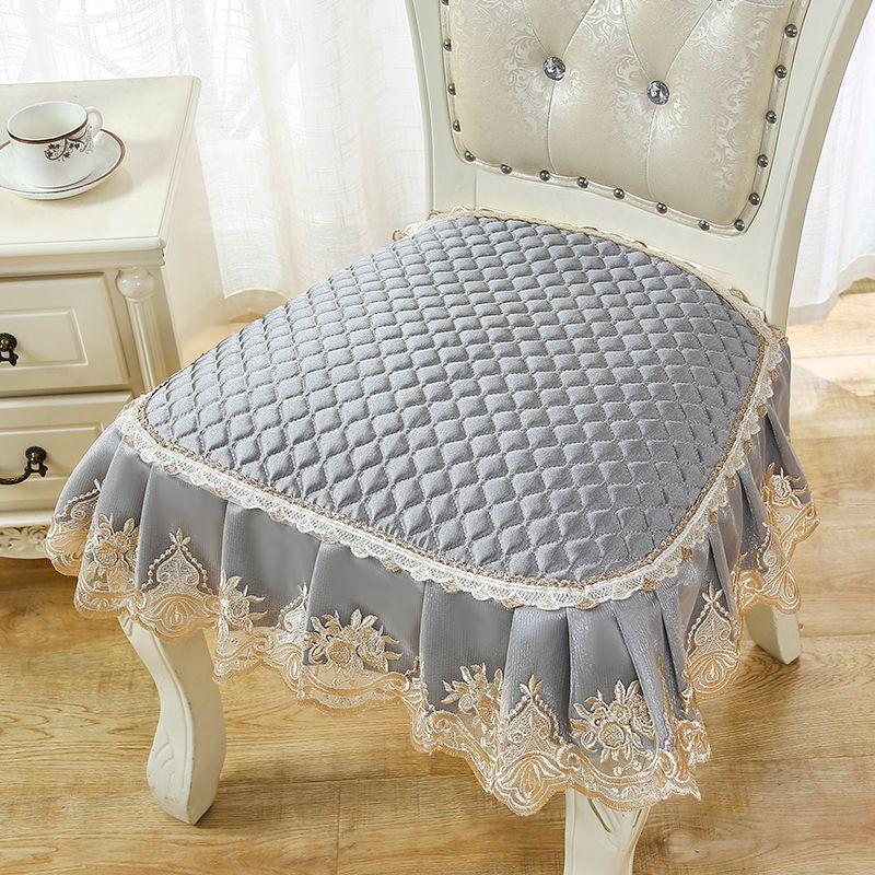 Minimalist Four Seasons Universal European Style Non-Slip Fabric Dining Chair Cushion