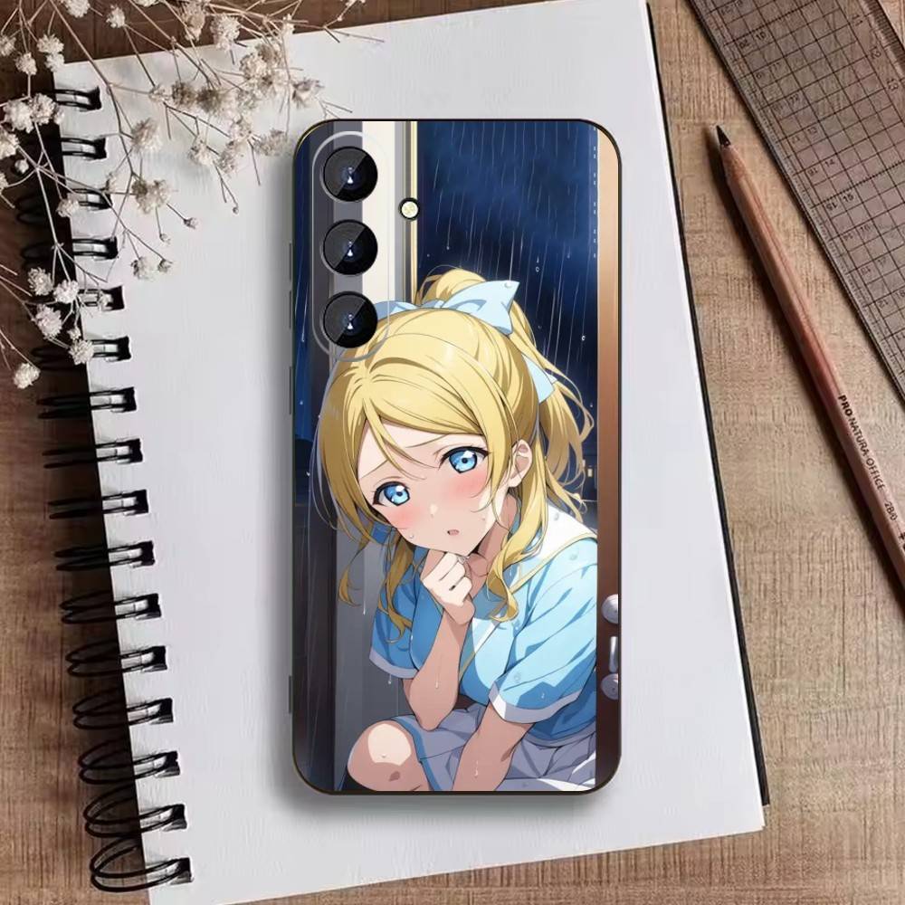 Love Live Asaka Karin Phone Case For Samsung Galaxy A73,A21s,A22,A31,A52,A53,A71,A41Soft Black Shell