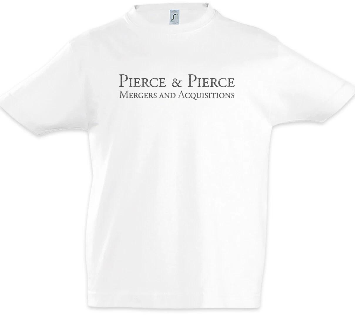 Pierce & Pierce Kids Boys kids boys T-Shirt American Shield Company Logo Psycho Banker 100