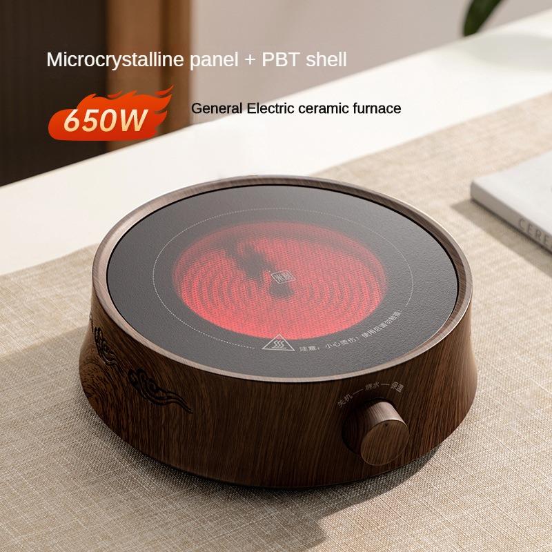 220V Electric Stove With Glass Tea Pot Steam Dessert Stove Household Water Kettle Induction Cooker