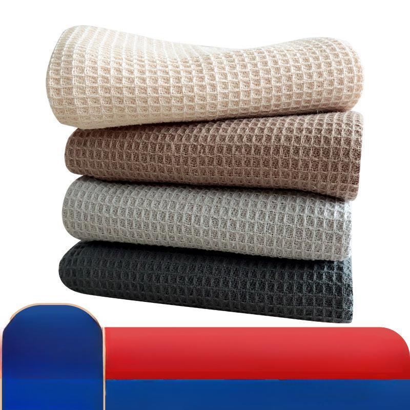 Ensemble torchon et tampon à récurer en coton gaufré ananas