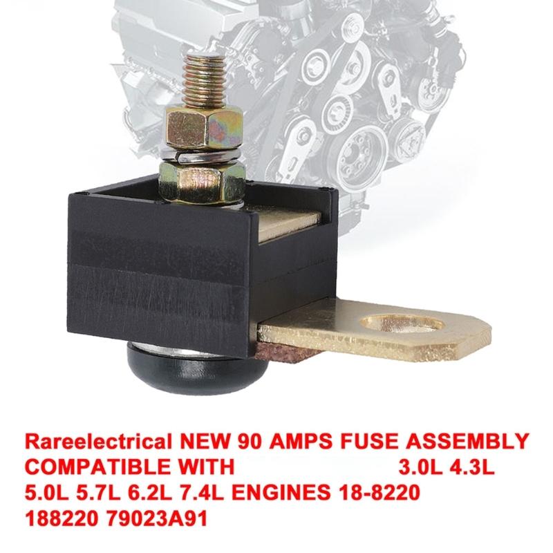 90 Amp Starter Fuses for 3.0L, 4.3L, 5.0L, 5.7L, 350MAG, 7.4, 8.2  88-79023A91, 18-8220, 9-15510,79023A91
