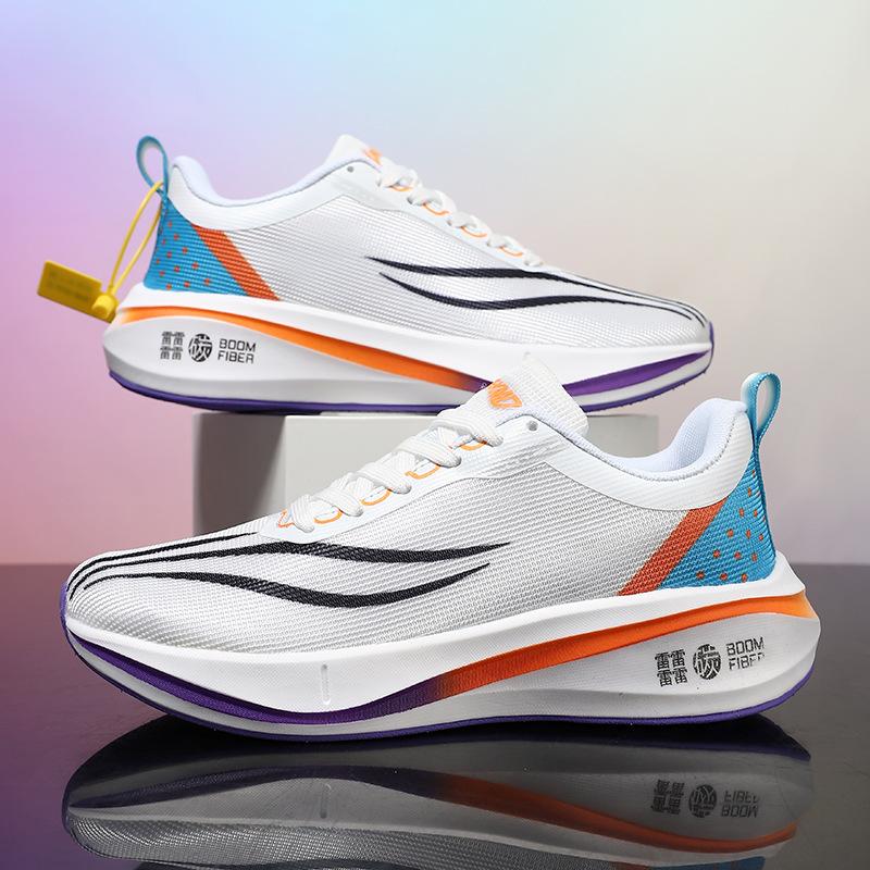 Letní běžecké boty pánské a dámské maratonské tréninkové boty ze síťoviny, závodní sprint, sportovní boty s měkkou podrážkou, tlumení nárazů